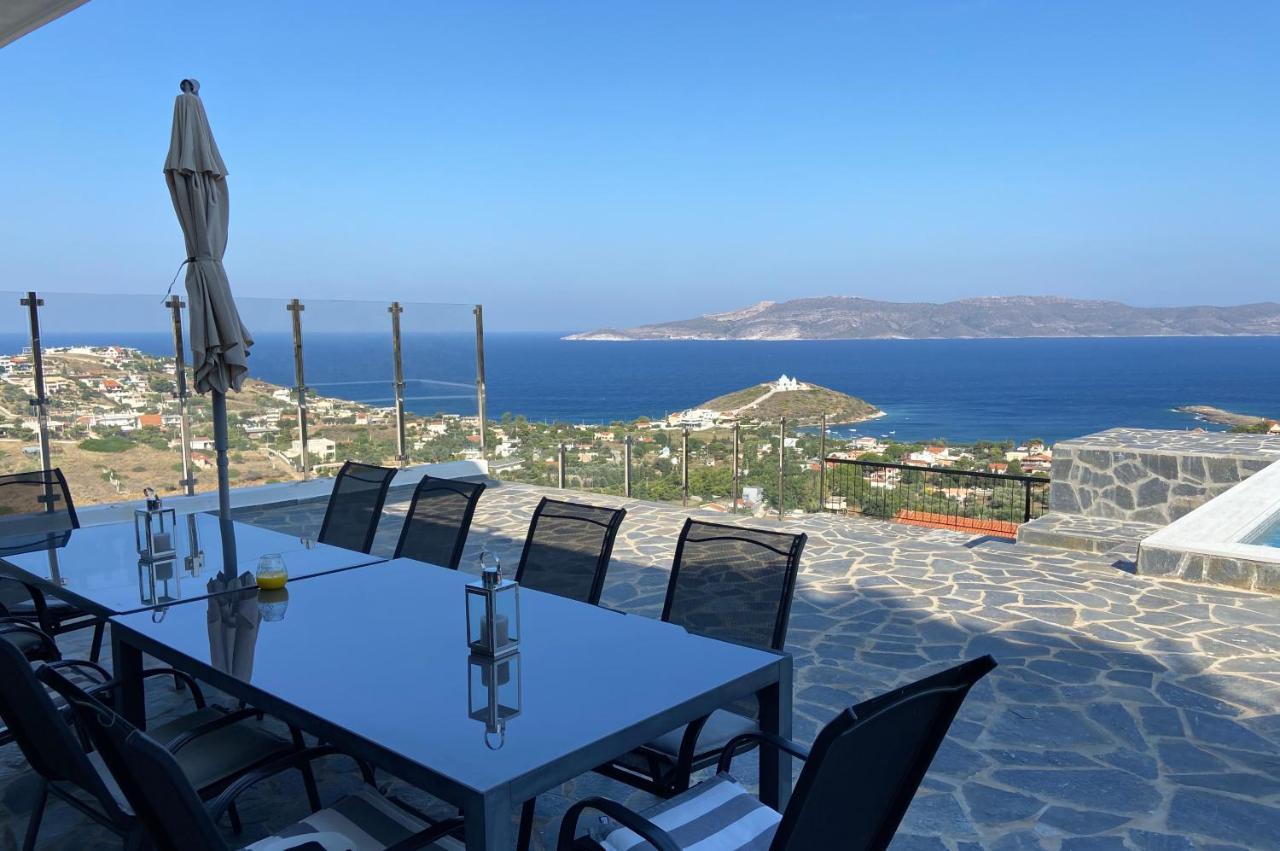 Villa Panorama Agia Marina Mikrolimanou Eksteriør billede