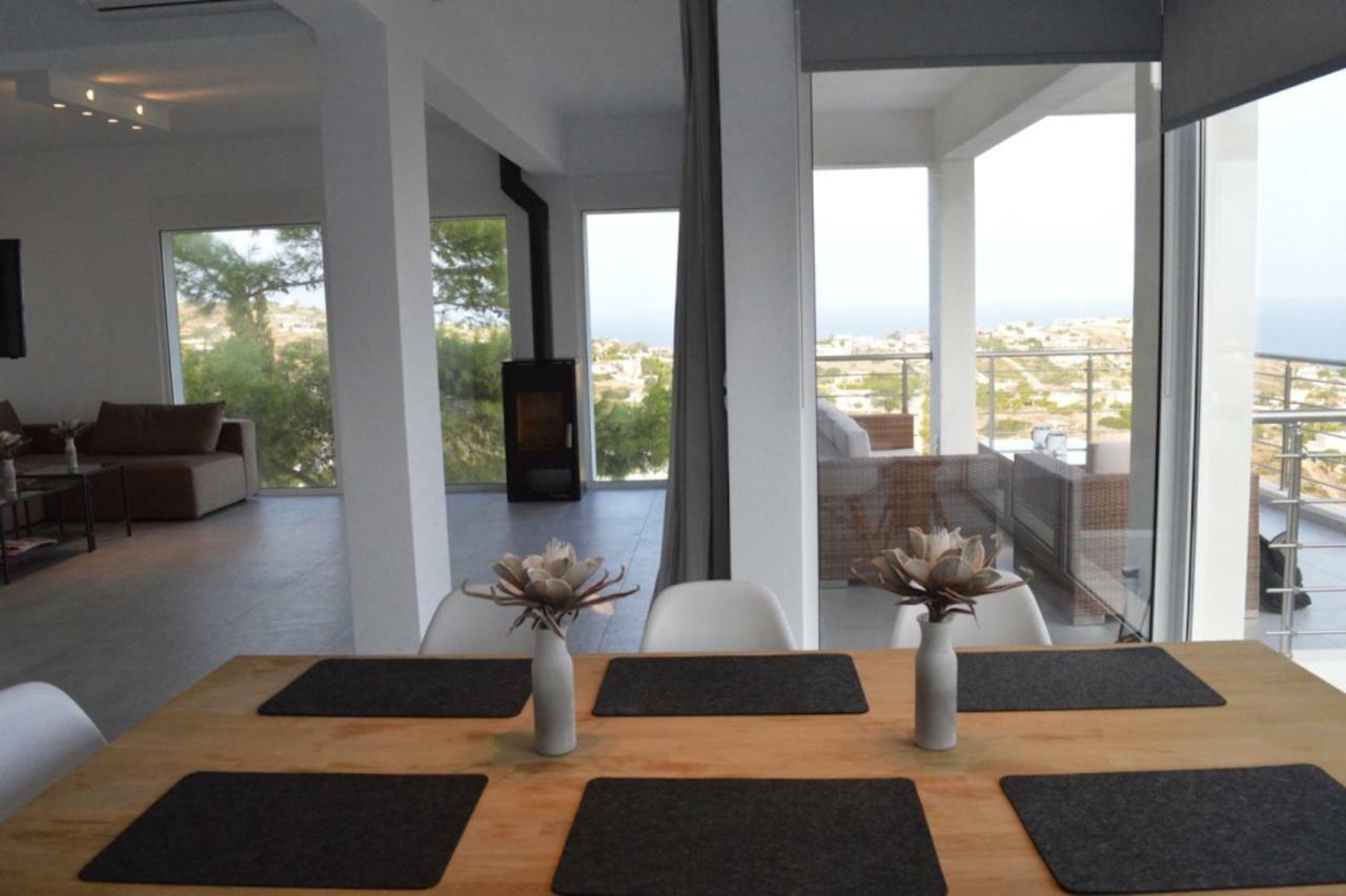 Villa Panorama Agia Marina Mikrolimanou Eksteriør billede